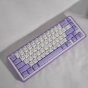 GMK Lavender 104+12 Full PBT Dye-subbed Keycaps Set for Cherry MX Mechanical Gaming Keyboard